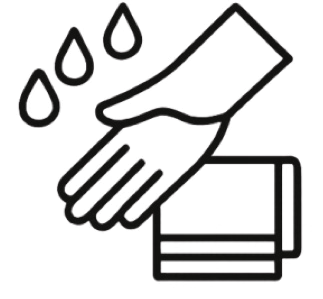 Očistěte a osušte oblast
